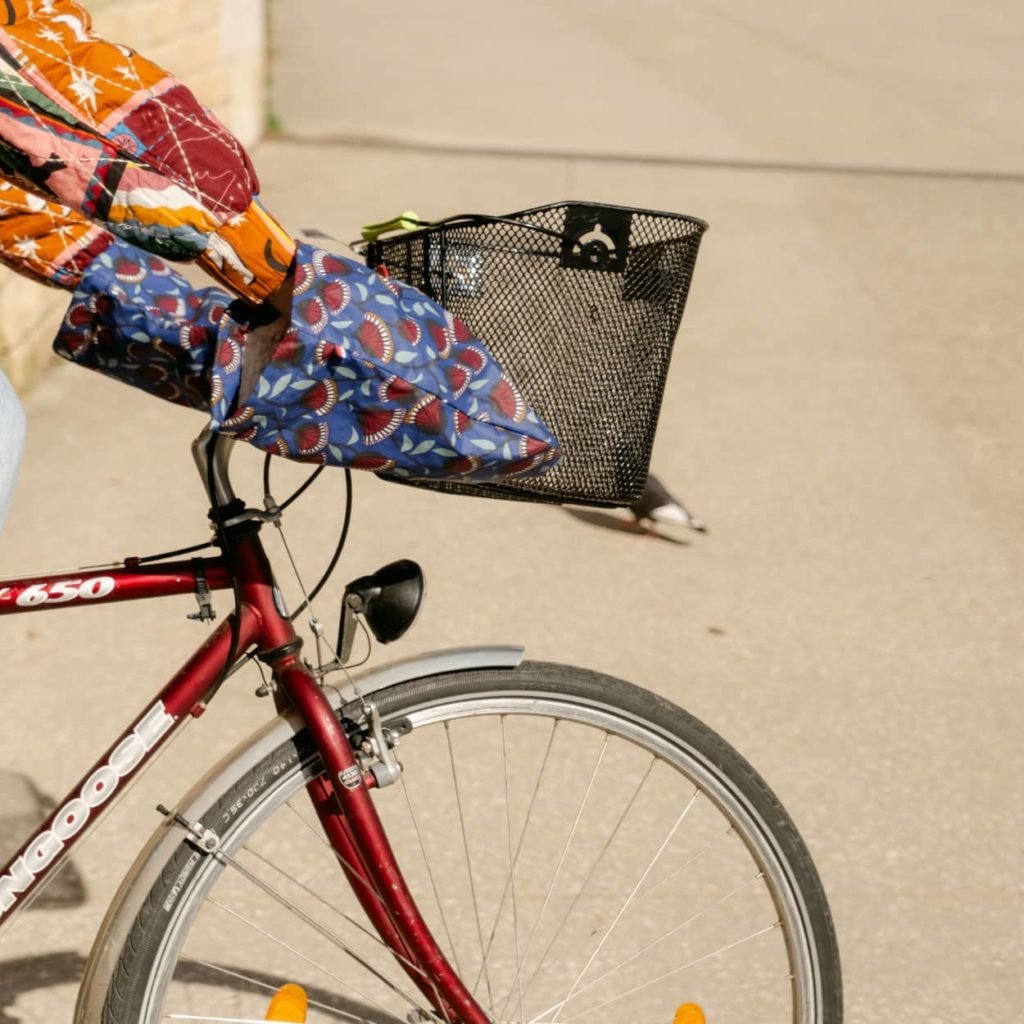 Manchons de Léon pour vélo adulte coloris wax Suzon et Suzette